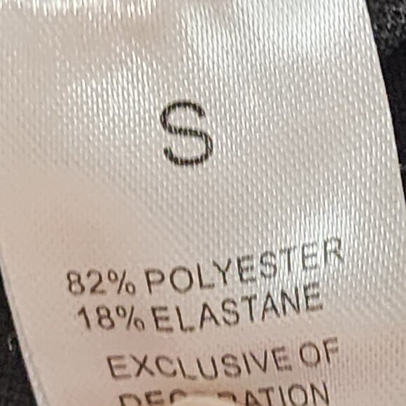 Rotita Navy Peacock Tropical Trees Print Surplice Poly Elastane Tankini Set Sz S - Picture 14 of 16